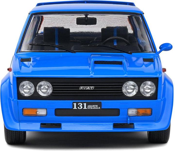 Actual product image Solido 1:18 Fiat 131 Abarth blue