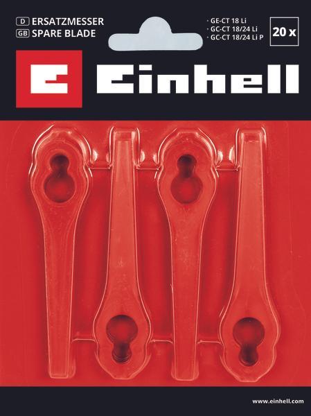 Produktbild Einhell Ersatzmesser-Set BG-CT 18 L (Rasentrimmer, Rasenmäher Messer + Ersatzmesser Gartenmaschinen)