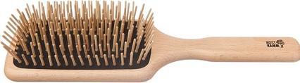 Actual product image Kost Kamm Wooden brush Paddle-Brush beech RECTANGULAR, 9-row 25.5cm