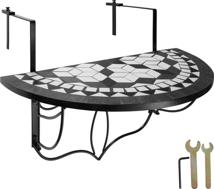Image du produit tectake Table de balcon (76 cm)