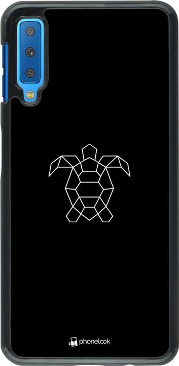Actual product image PhoneLook Coque Turtles lines on black (Samsung Galaxy A7)
