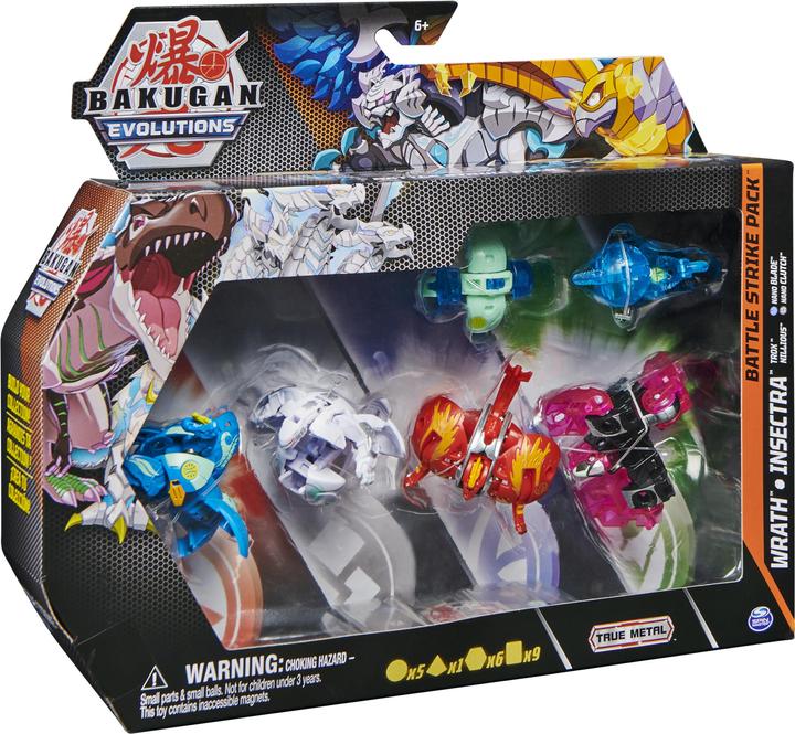 Image du produit Spin Master Bakugan Evolutions - Wrath et Insectra Battle Strike