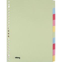 Actual product image Viking Standard blank index DIN A4 Assorted colours Multicoloured