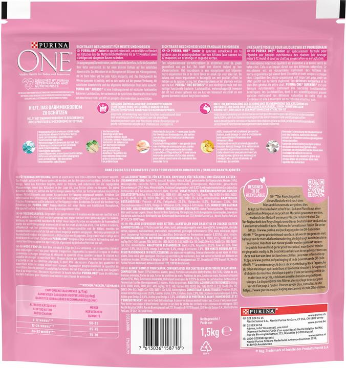 Produktbild Purina ONE Junior (Junior, 1.50 Stk., 1500 g)