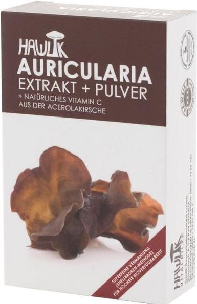 Actual product image Hawlik Auricularia extract + powder capsule (60 Piece, Capsules, 57 g)