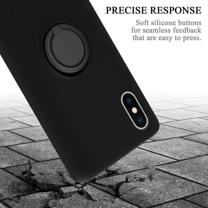 Actual product image Cadorabo Bumper TPU Liquid Ring Silicone Case (Apple iPhone XS Max)