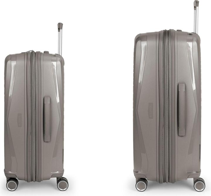 Image du produit Gabol Queens Ensemble de valises à 4 roulettes en 2 parties avec soufflet extensible (181 l, XL (à partir de 115l))