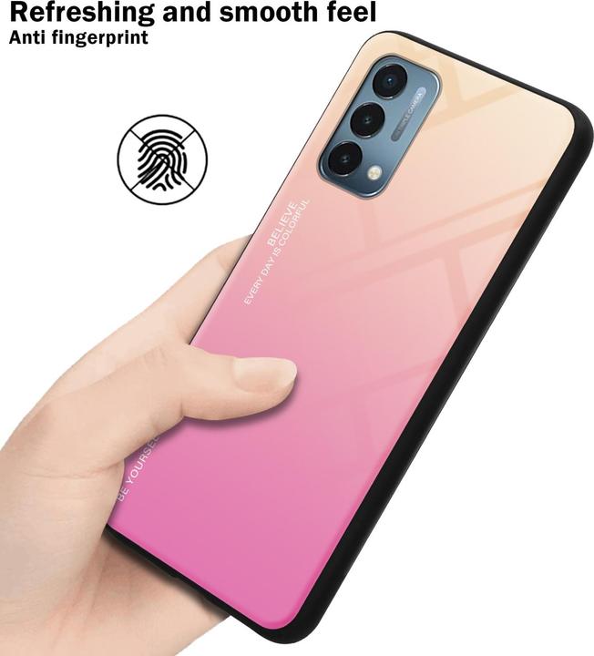 Actual product image Cadorabo TPU 2 colors glass envelope (OnePlus North N200 5G)