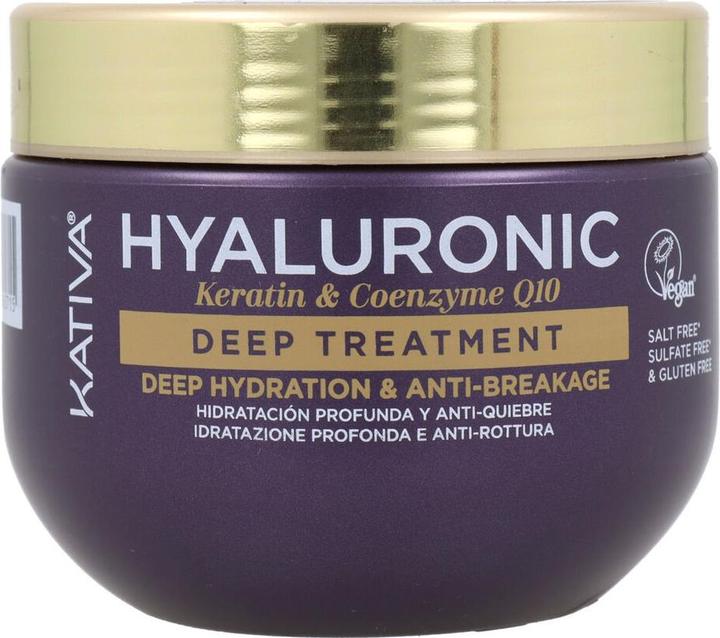 Image du produit Kativa Traitement profond à la kératine hyaluronique et au coenzyme Q10 300ml (300 ml, Shampoing liquide)