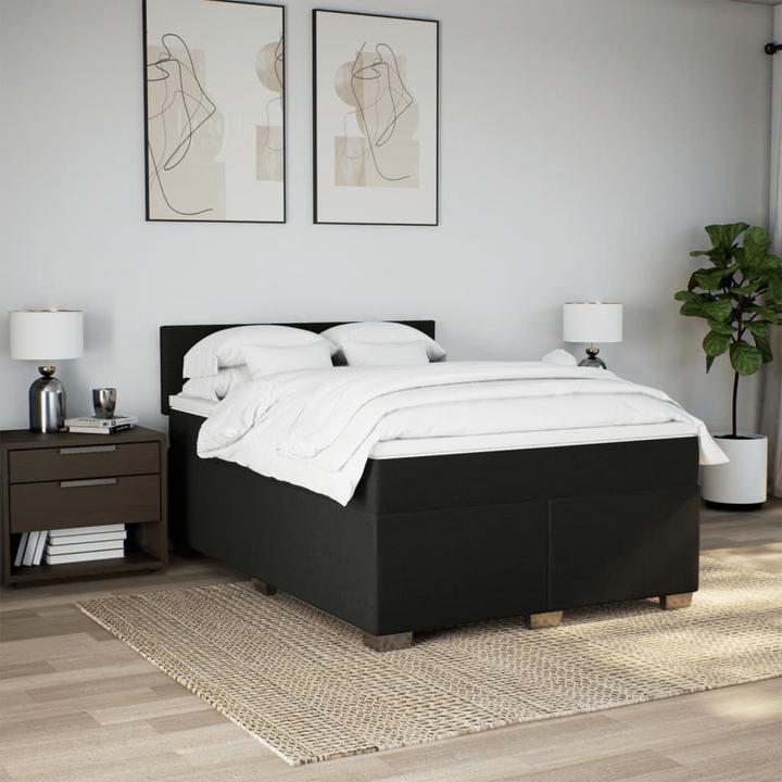 Image du produit VidaXL Bo x lit de saut avec matelas 160 x 200 cm Tissu (160 x 200 cm)