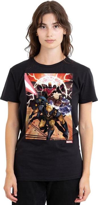Actual product image Unisex Adult X-Men Team Attack T-Shirt (L)