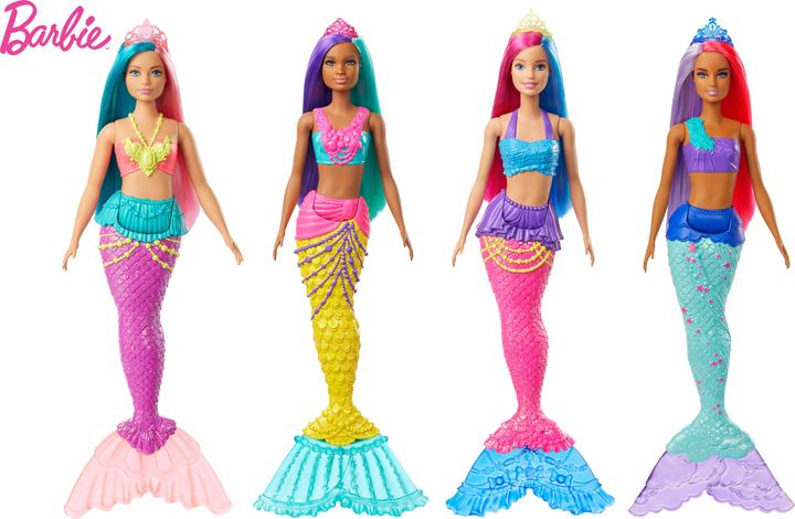 Produktbild Barbie Dreamtopia Meerjungfrau Puppe (türkis- und pinkfarbenes Haar)