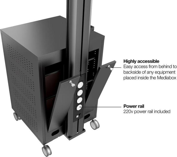 Actual product image Multibrackets Display Stand & MediaBox 180 (Universal, 60", 60 kg)