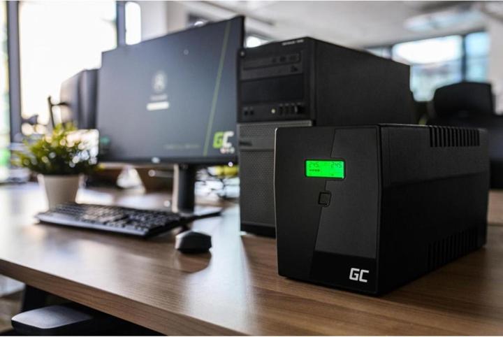 Produktbild GreenCell UPS05 (1200 VA, 2000 W, Online-Doppelwandler USV)