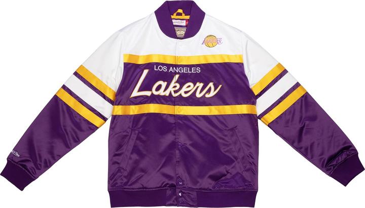 Image du produit Mitchell & Ness M&N Heavyweight Satin Veste - SCRIPT Los Angeles Lakers (L)
