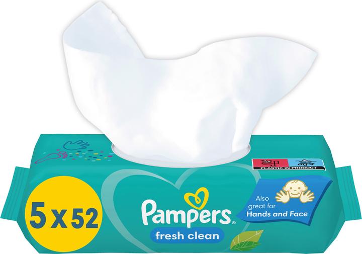 Actual product image Pampers fresh clean (260 Piece)