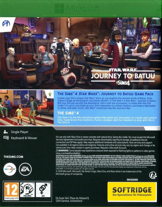 Produktbild EA Games Die Sims 4 - Star Wars: Journey to Batuu Bundle (Xbox One X, Xbox Series X, Multilingual)