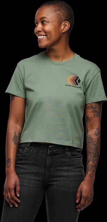 Actual product image Black Diamond W Faded Crop Ss Tee (L)