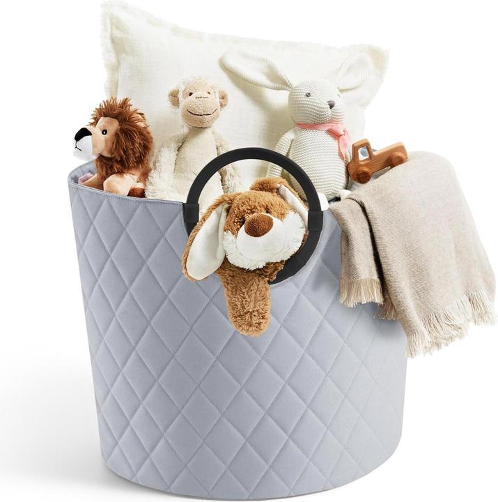 Image du produit reisenthel Boîte de rangement Frame Rhombus Gris clair (42 x 40 cm, 35 l)