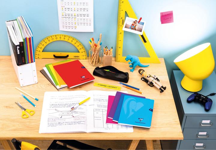 Image du produit Clairefontaine Cahier d'école 170x220mm (C5, Quadrillé, Couverture souple)