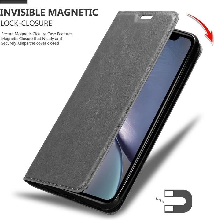 Image du produit Cadorabo Book Invis. Étui magnétique (Apple iPhone XR)
