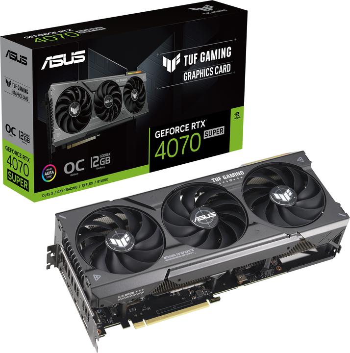Image du produit ASUS TUF GeForce RTX 4070 SUPER OC Edition (12 Go)