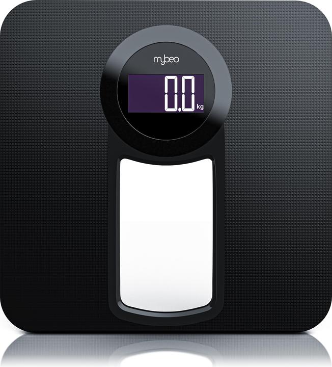 Actual product image Mybeo Digital Body Scale, Bathroom Scale with 6 mm Safety Glass, Glass Personal Scale with LCD Display (150 kg)