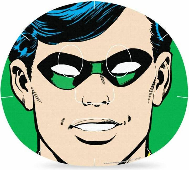 Actual product image Mad Beauty DC Superheroes Robin Face Mask Moisturizing and Refreshing Sheet Mask for Nourished Skin (25 ml)