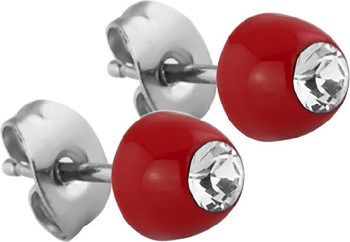 Immagine prodotto Star Piercing Orecchini a perno Fire Red con cristallo Swarovski in argento (Acciaio chirurgico 316L, senza ottone)
