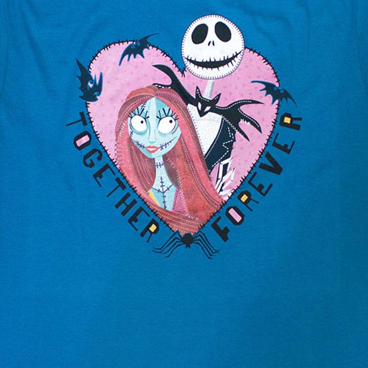 Immagine prodotto The Nightmare Before Christmas Together Forever Maglietta Jack e Sally Adulto Unisex (L)