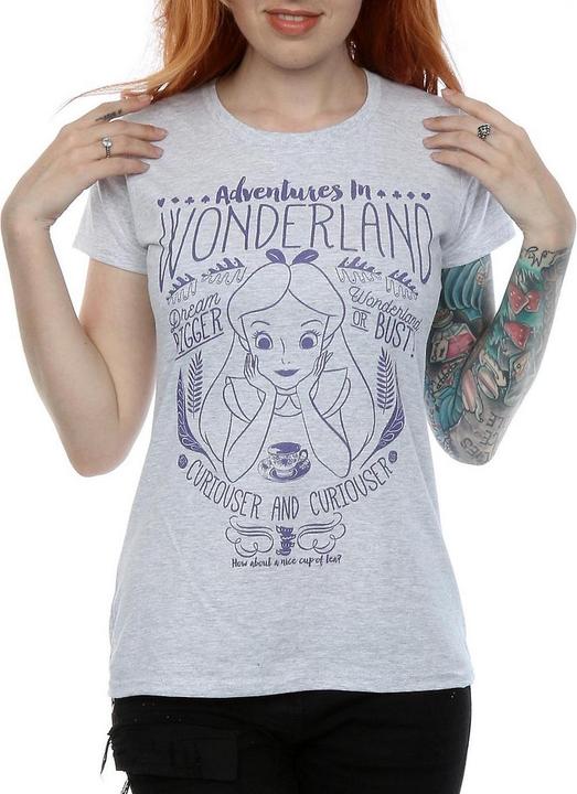 Alice In Wonderland Adventures Heather TShirt