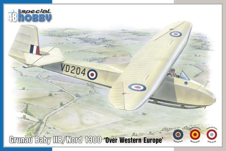 Actual product image Special Hobby Grunau Baby IIB/North 1300 Over Western Europe