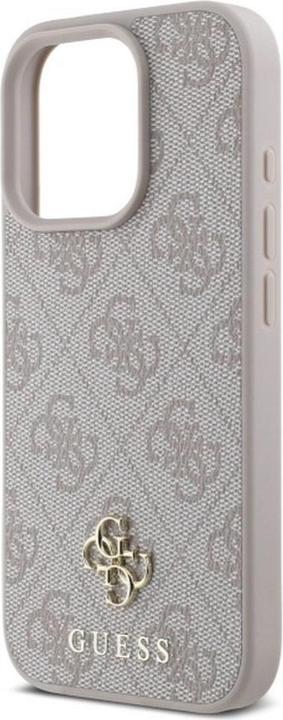 Productafbeelding Guess Hoesje 4G Small Classic MagSafe voor iPhone 16 Pro Max - róź¼owe (Apple iPhone 16 Pro Max)