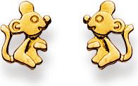 Produktbild Natsumi Schmuck Ohrstecker Maus Gold 18K/750 (750/18 K Gelbgold)