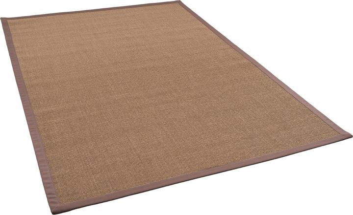 Actual product image Pergamon Sisal carpet Natura Classic with border (150 x 150 cm)