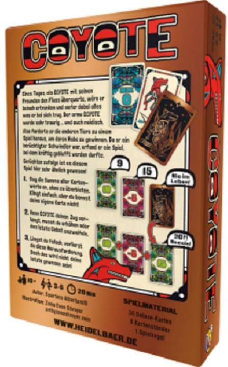 Image du produit HG008 - Coyote - jeu de cartes, pour 3-6 joueurs, à partir de 10 ans (édition allemande) (Allemand)