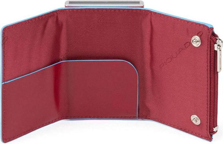 Actual product image Piquadro Blue Square - Compact Wallet for notes and credit cards