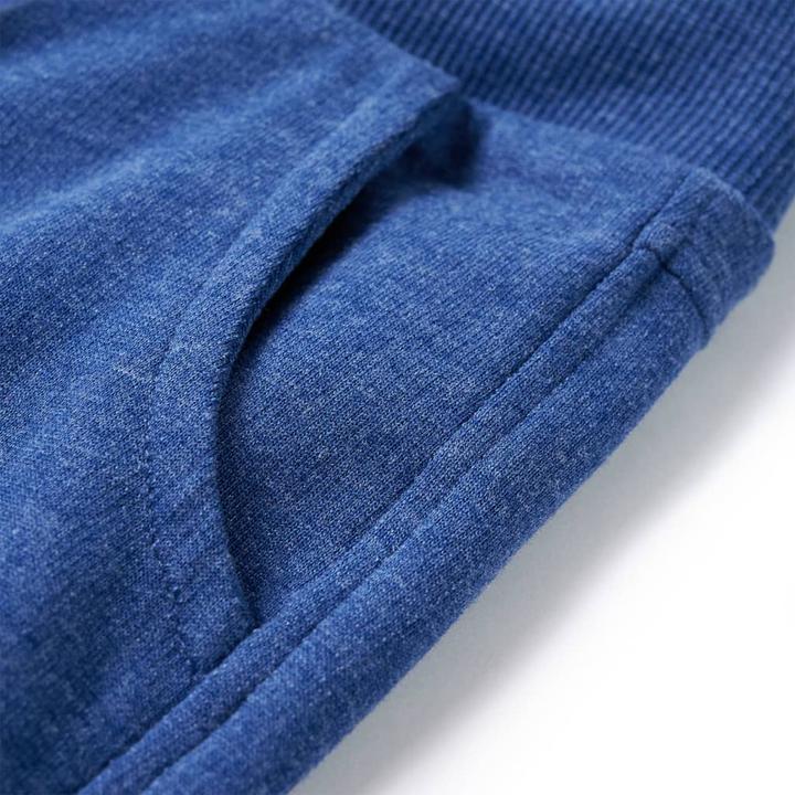 Image du produit VidaXL Pantalon de survêtement enfant bleu foncé 128,Matière : 80 (128)