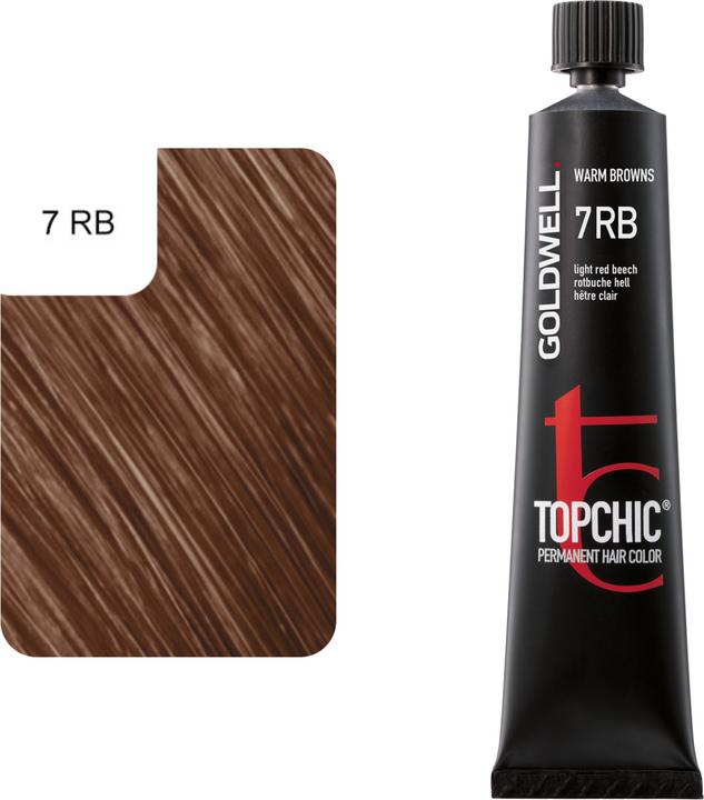 Actual product image Goldwell Topchic (7RB Light Red Beech)