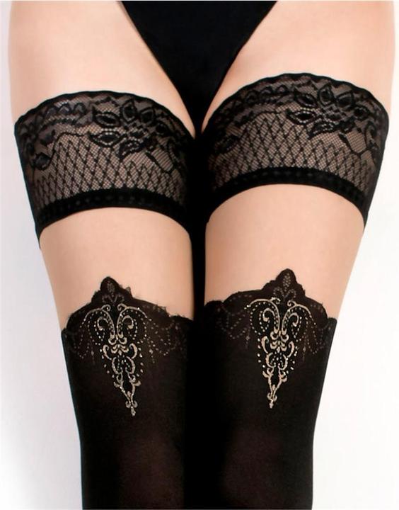 Actual product image Ballerina's Secret Fantasy Hold Ups Stockings (S/M) (S/M)