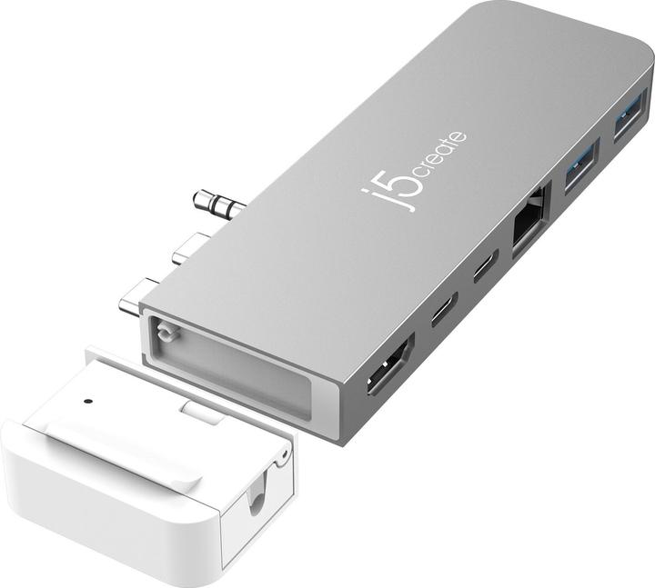 Actual product image j5Create JCD395 (USB-C, 7 Ports)