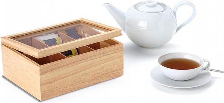 Actual product image Continenta Tea Bag Box Hardwood