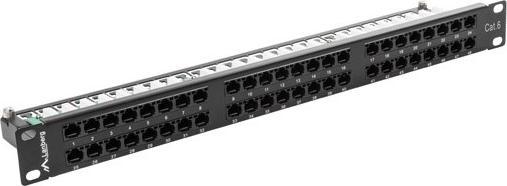 Produktbild Lanberg Patch Panel 48 port 1U, cat. 6, black
