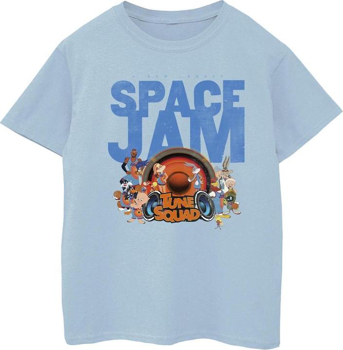 Actual product image Space Jam Girls Tune Squad Cotton T-Shirt (104)
