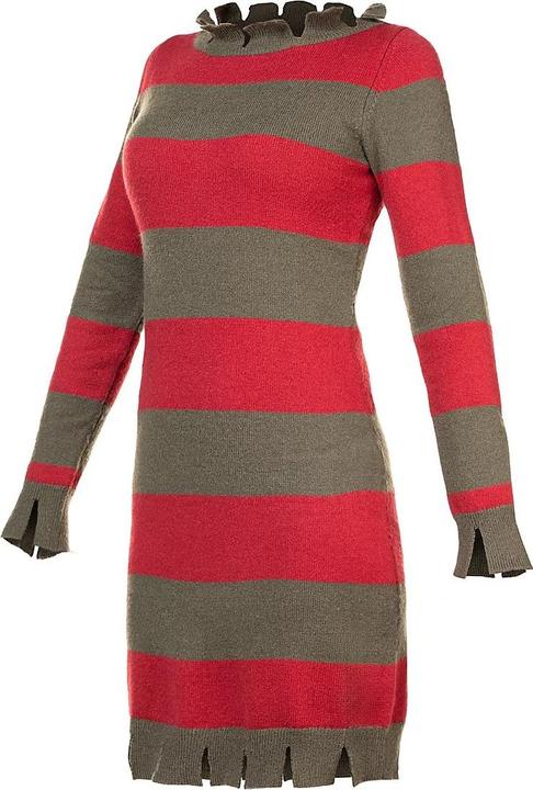 Produktbild Metamorph Freddy Krueger Kostüm für Frauen mit Hut und original Handschuh (XXL)