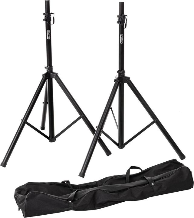 Bemero SS-9020BK-Set (1 Paar, Ständer, Höhenverstellbar)