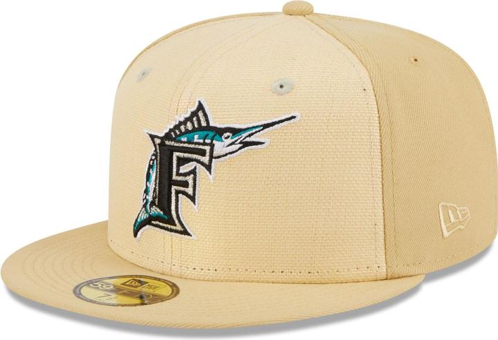 New Era 59Fifty Fitted Cap - RAFFIA Florida Marlins - 7 (7)