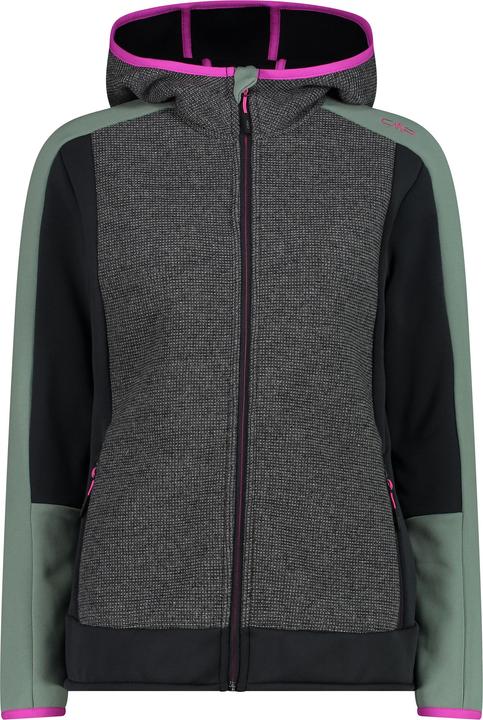 Immagine prodotto CMP Campagnolo CMP Wooltech Hood Fleecejacke Mineral Damen (36)