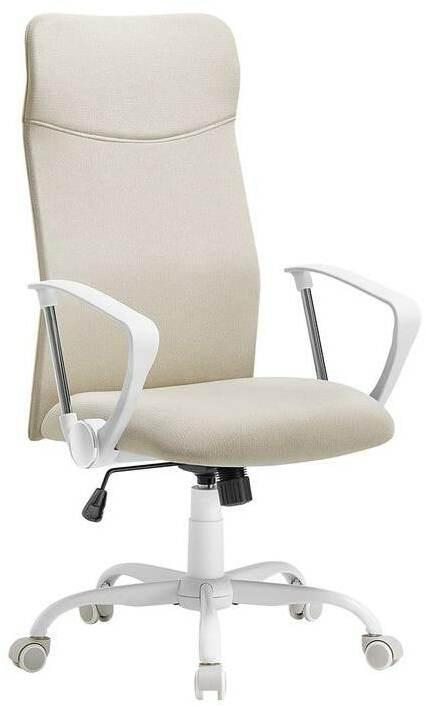 Image du produit Songmics Bürostuhl mit Armlehnen und Fusskreuz Beige