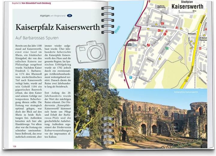 Immagine prodotto RadReiseFührer Rheinradweg von Mainz bis Duisburg (Tedesco, Bussola, 2022)